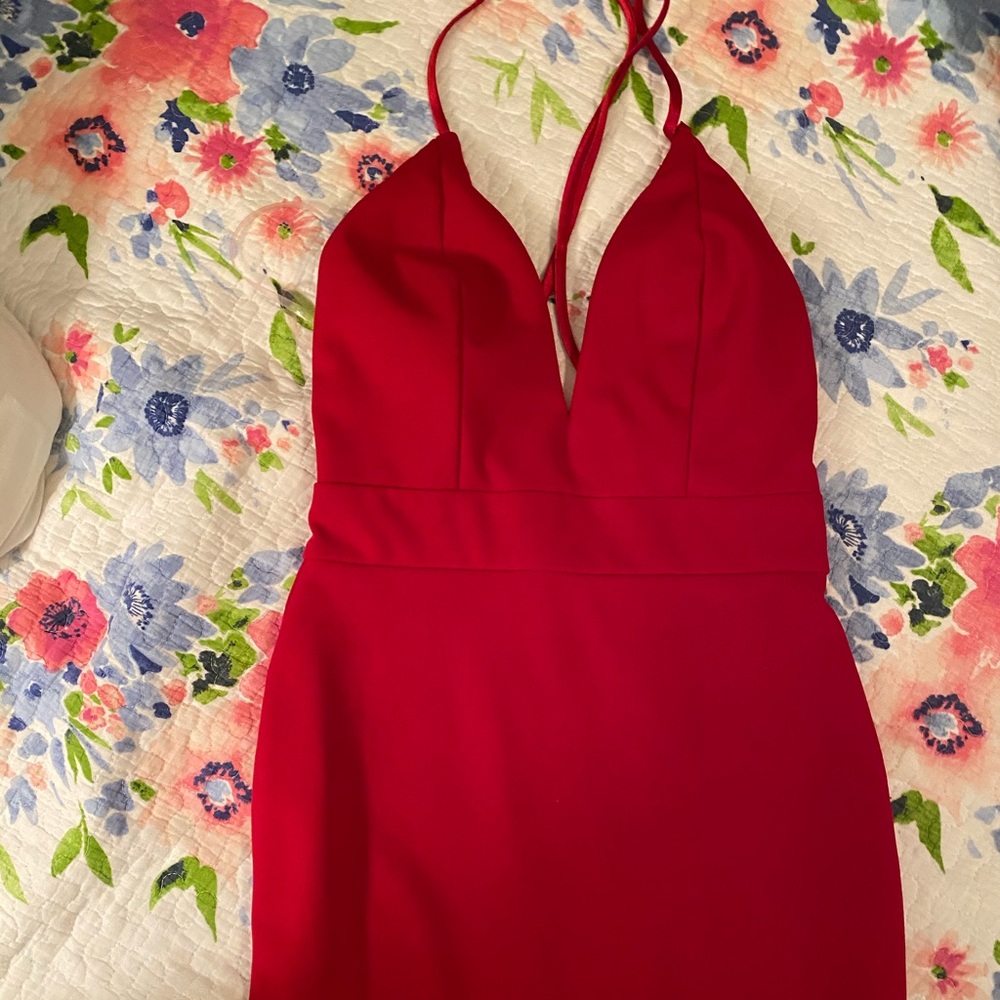 Red prom dress